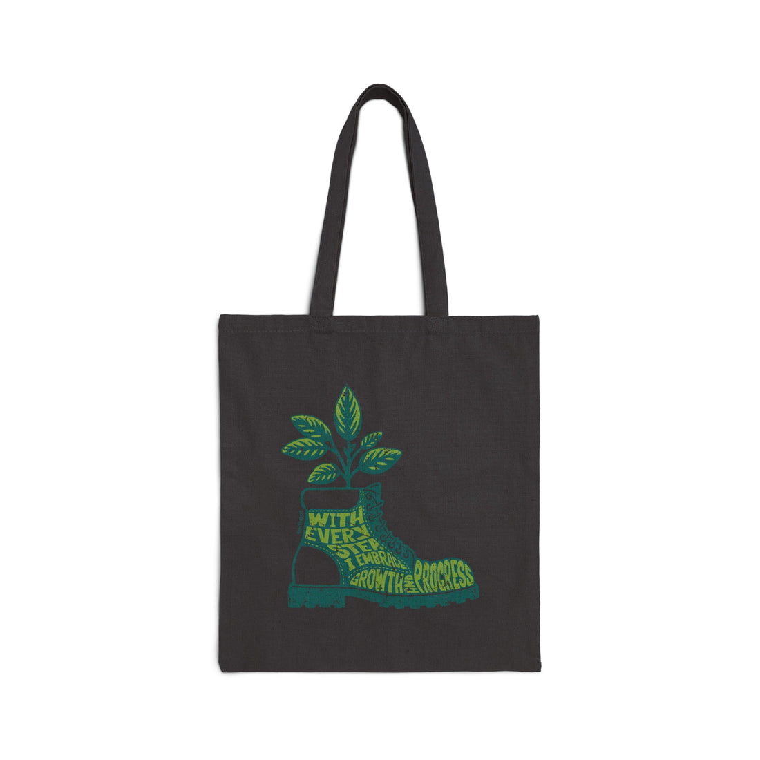 sturdy canvas tote features