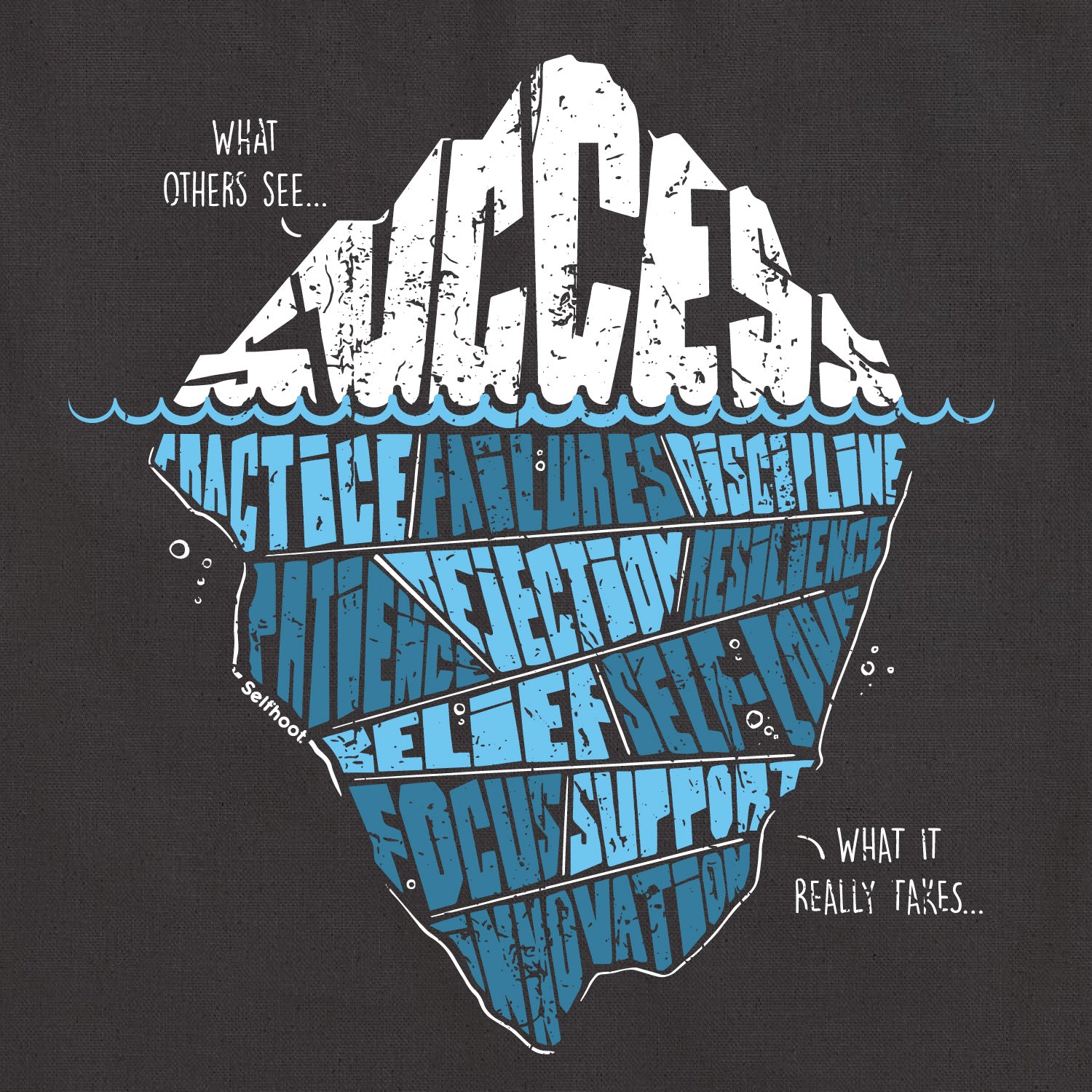 Success Iceberg Pillow